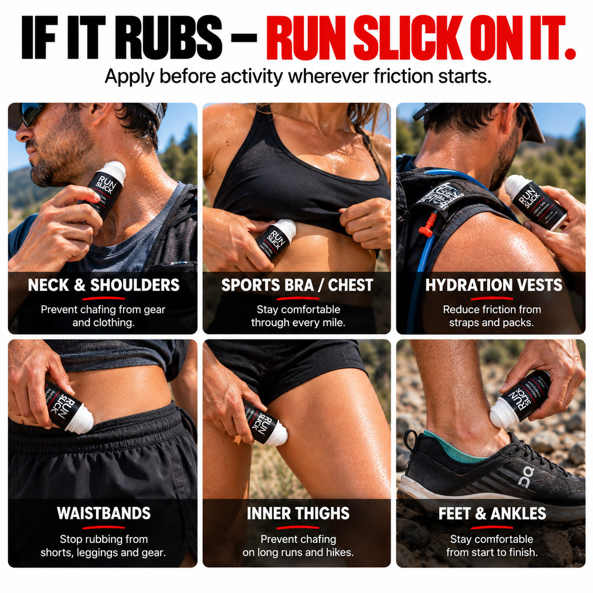 Run Slick™ Anti-Chafe Roll-On